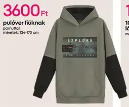 Pepco Pulóver fiúknak ajánlat
