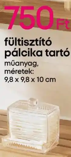 Pepco Fültisztító pálcika tartó ajánlat
