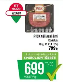 Coop PICK téliszalámi ajánlat