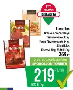 Coop Lucullus Brassói aprópecsenye fűszerkeverék ajánlat