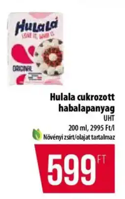 Coop Hulala cukrozott habalapanyag ajánlat