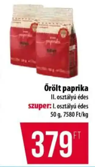 Coop Örölt paprika ajánlat