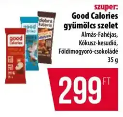 Coop Good Calories gyümölcs szelet ajánlat
