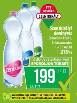 Coop Szentkirályi ásványvíz ajánlat