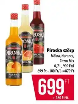 Coop Piroska szörp ajánlat