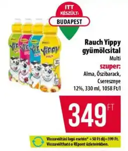 Coop Rauch Yippy gyümölcsital ajánlat