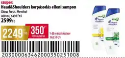 Coop Head&Shoulders korpásodás elleni sampon ajánlat