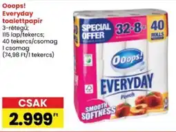 Interspar Ooops! Everyday toalettpapír ajánlat