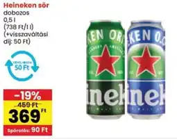 Interspar Heineken sör ajánlat