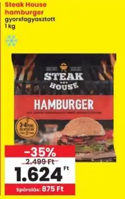 Interspar Steak House hamburger ajánlat