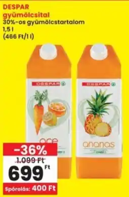 Interspar DESPAR gyümölcsital ajánlat