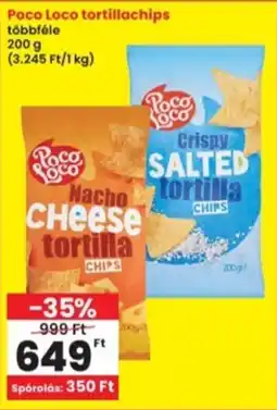 Interspar Poco Loco tortillachips ajánlat
