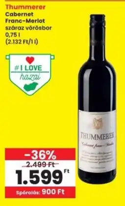 Interspar Thummerer Cabernet Franc-Merlot ajánlat