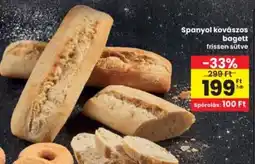 Interspar Spanyol kovászos bagett ajánlat