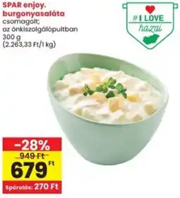 Interspar SPAR enjoy. burgonyasaláta ajánlat