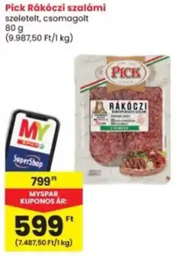 Interspar Pick Rákóczi szalámi ajánlat