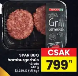 Interspar SPAR BBQ hamburgerhús ajánlat