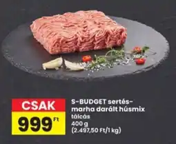 Interspar S-BUDGET sertés- marha darált húsmix ajánlat