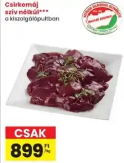 Interspar Csirkemáj szív nélkül ajánlat