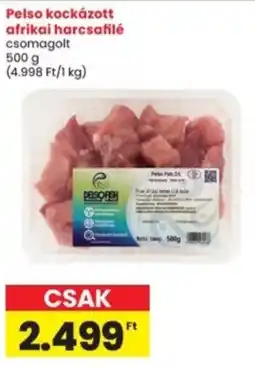 Interspar Pelso kockázott afrikai harcsafilé ajánlat