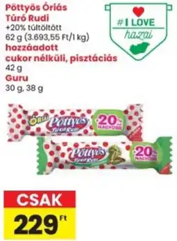 Interspar Pöttyös Óriás Túró Rudi ajánlat
