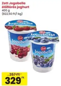 Interspar Zott Jogobella élőflórás joghurt ajánlat