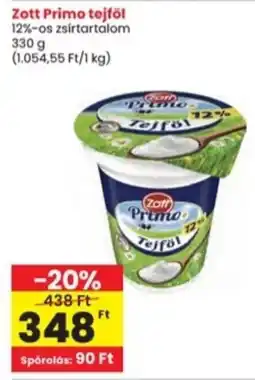 Interspar Zott Primo tejföl ajánlat