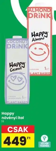 Interspar Happy növényi ital ajánlat