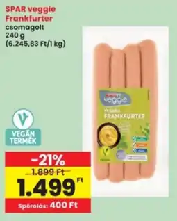 Interspar SPAR veggie Frankfurter ajánlat