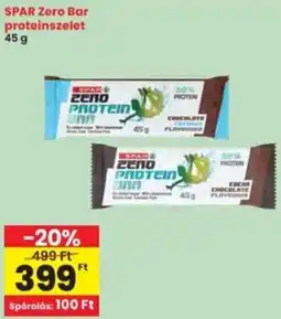 Interspar SPAR Zero Bar proteinszelet ajánlat