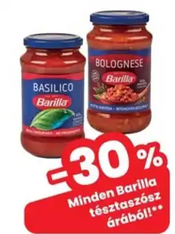 Interspar Barilla tésztaszósz ajánlat