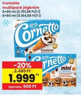 Interspar Cornetto multipack jégkrém ajánlat