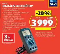 ALDI FERREX DIGITÁLIS MULTIMÉTER ajánlat