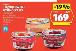 ALDI Milfina Túródesszert Gyümölccsel ajánlat