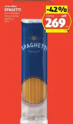 ALDI Cucina Nobile Spagetti ajánlat
