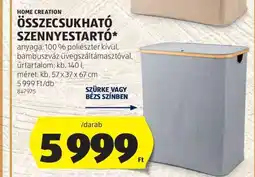 ALDI Összecsukható szennyes tartó ajánlat