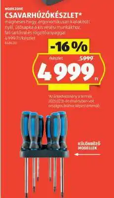 ALDI Csavarhúzókészlet ajánlat
