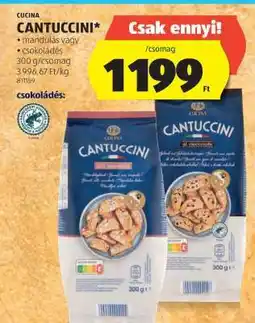 ALDI Cucina Cantuccini ajánlat