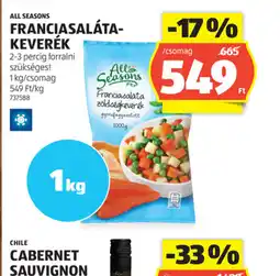 ALDI All Seasons Francia saláta-keverék ajánlat