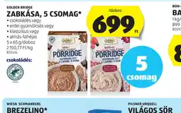 ALDI Golden Bridge Zabkása ajánlat