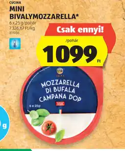 ALDI Cucina Mini Bivaly Mozzarella ajánlat