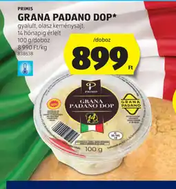 ALDI Prinis Grana Padano DOP ajánlat