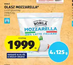 ALDI Bonlå Olasz Mozzarella ajánlat