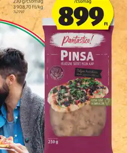 ALDI Pantastico! Félkészre Sütött Pizzaalap ajánlat