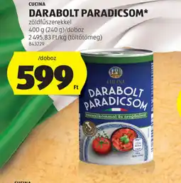 ALDI Cucina Darabolt Paradicsom ajánlat