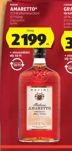 ALDI Ravini Amaretto ajánlat