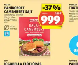 ALDI Milsani Pan KOKÁRDÁSrozott Camembert Sajt ajánlat
