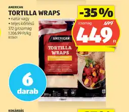 ALDI American Tortilla Wraps ajánlat