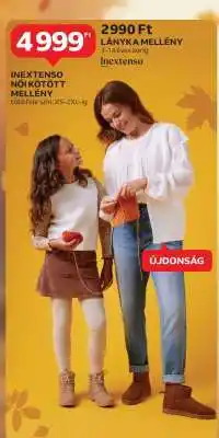 Auchan INEXTENSO NŐI KÖTÖTT MELLÉNY ajánlat