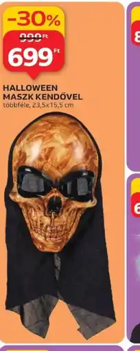 Auchan Halloween maszk kendővel ajánlat